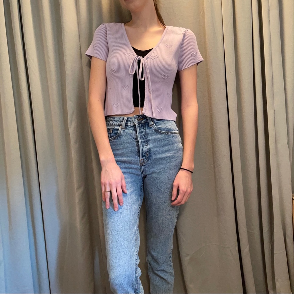 Tie front top